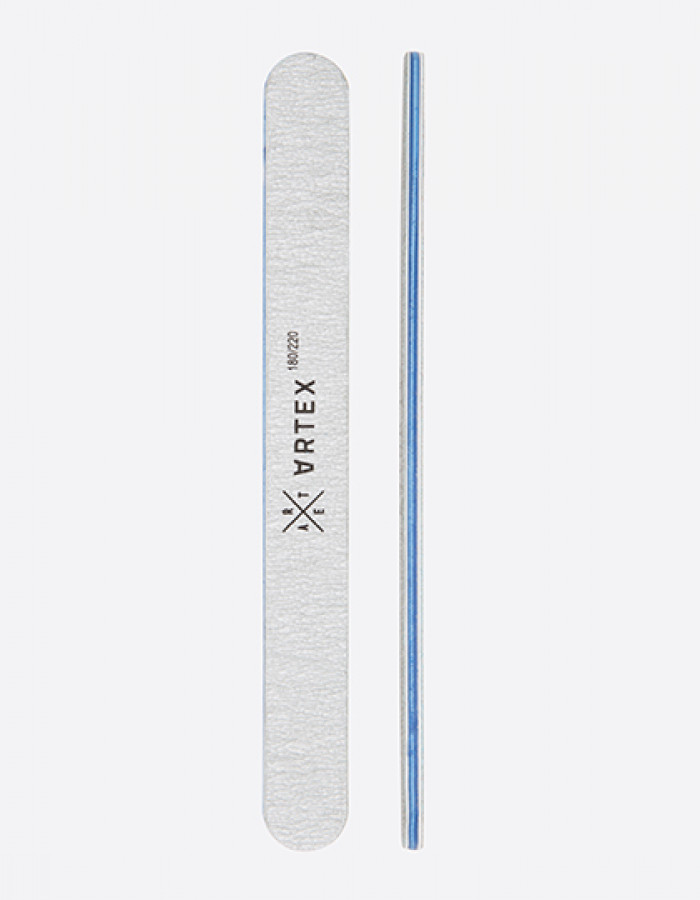 ARTEX пилка для ногтей прямая узкая 180/220 грит ARTEX пилка для ногтей прямая узкая 180/220 грит