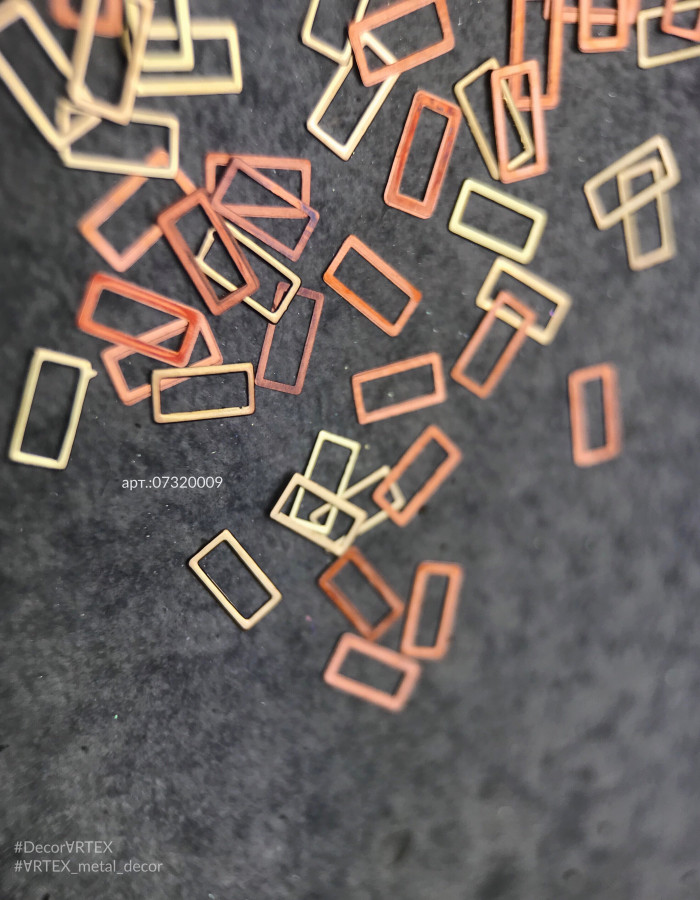 ARTEX прямоугольник золото 4х2 мм 0,2 гр. ARTEX прямоугольник золото 4х2 мм 0,2 гр.