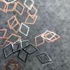 ARTEX ромб серебро 6х4 мм 0,2 гр. ARTEX ромб серебро 6х4 мм 0,2 гр.