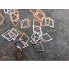 ARTEX ромб серебро 6х4 мм 0,2 гр. ARTEX ромб серебро 6х4 мм 0,2 гр.