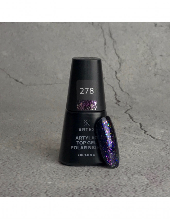 Artylac top gel polar night 278 8 мл Artylac top gel polar night 278 8 мл