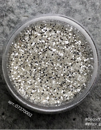 Блестки серебро Ø 0,5мм  Блестки серебро Ø 0,5мм