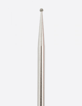 Бор алмазный шаровидный 1,2 мм (средняя зернистость, синий)  Бор алмазный шаровидный 1,2 мм (средняя зернистость, синий)