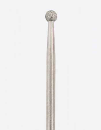 Бор алмазный шаровидный 3,3 мм (средняя зернистость, синий)  Бор алмазный шаровидный 3,3 мм (средняя зернистость, синий)