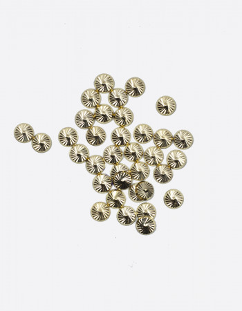 Диск граненный золото 3х3 мм Диск граненный золото 3х3 мм