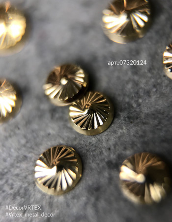 Диск граненный золото 3х3 мм Диск граненный золото 3х3 мм