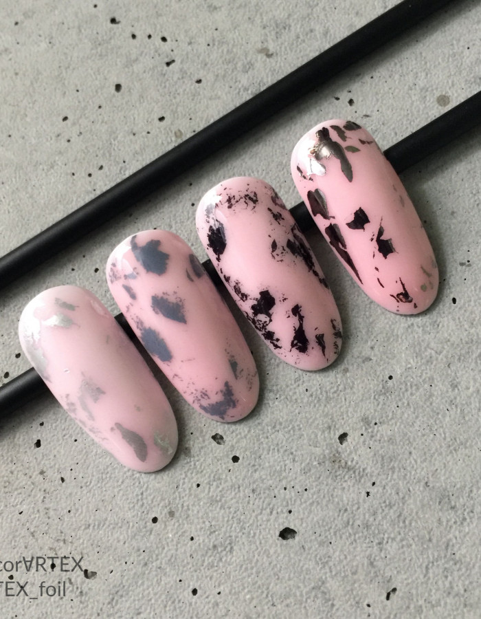 Фольга матовая полупрозрачный серый 4см х 1м 238 Фольга матовая полупрозрачный серый 4см х 1м 238