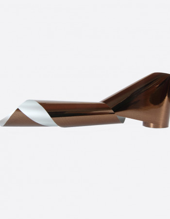 Фольга металлик коричневое золото 4см х 1м 233 Фольга металлик коричневое золото 4см х 1м 233