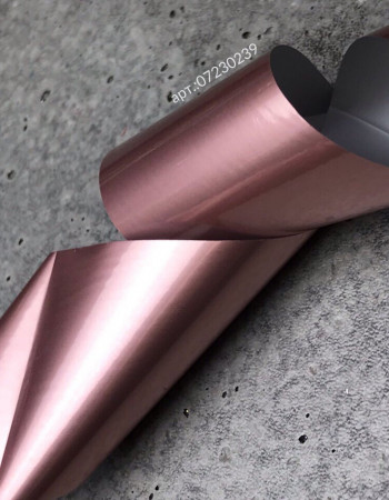 Фольга металлик матовая светло-розовый  239