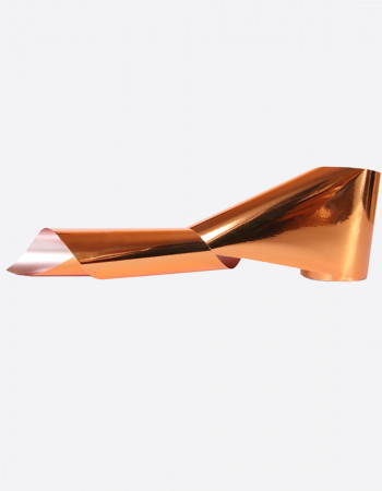 Фольга металлик медный 1м х 4см 008