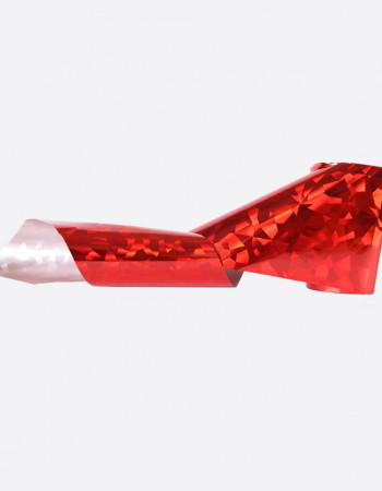 Фольга мозаика красный 4см х 1м 234