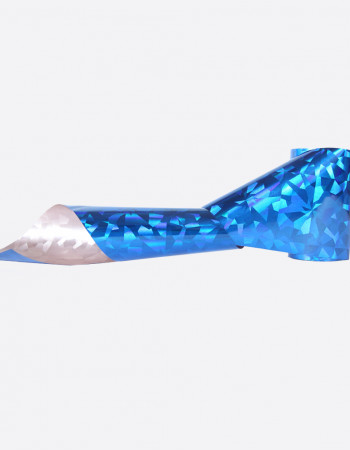 Фольга мозаика синий 4см х 1м 235