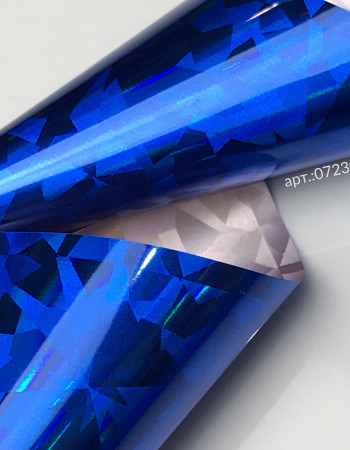 Фольга мозаика синий 4см х 1м 235