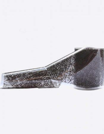 Фольга переводная черный узор 1м х 4см 055 Фольга переводная черный узор 1м х 4см 055