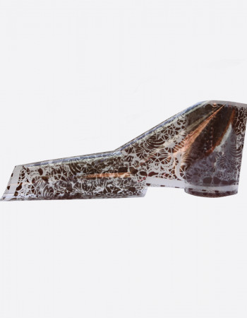 Фольга переводная черный узор 1м х 4см 063 Фольга переводная черный узор 1м х 4см 063