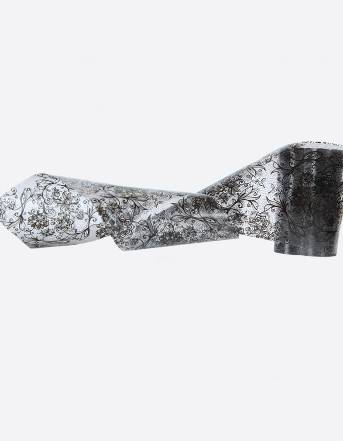 Фольга переводная черный узор 4см х 1м 232 Фольга переводная черный узор 4см х 1м 232