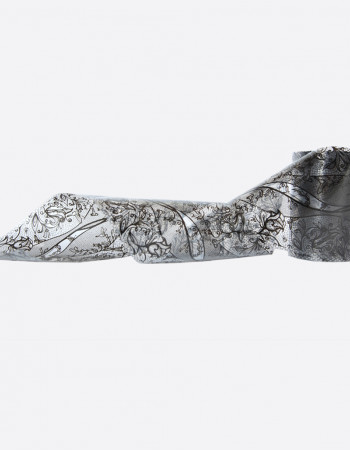 Фольга переводная черный узор 4см х 1м 272 Фольга переводная черный узор 4см х 1м 272