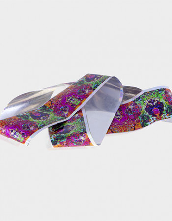 Фольга переводная цветной узор 1м х 4см 070 Фольга переводная цветной узор 1м х 4см 070