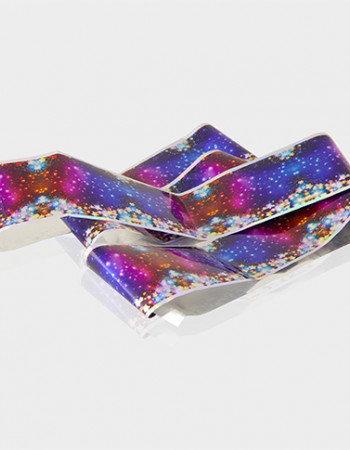 Фольга переводная цветной узор 1м х 4см 082 Фольга переводная цветной узор 1м х 4см 082