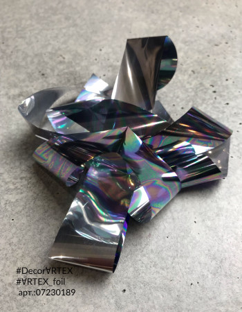 Фольга переводная цветной узор 2,5см х 1м 189 Фольга переводная цветной узор 2,5см х 1м 189