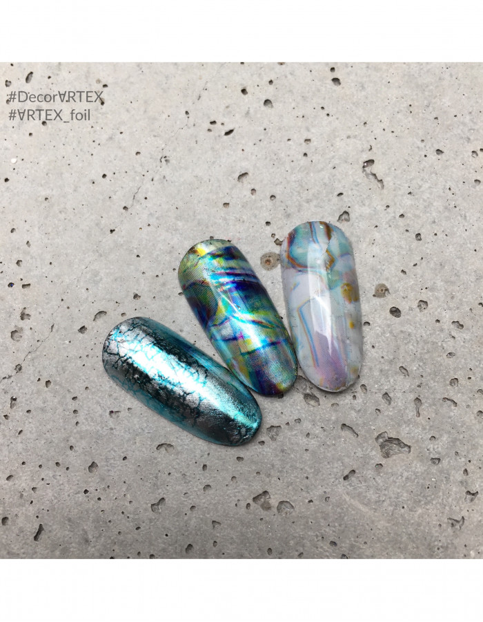 Фольга переводная цветной узор 287  Фольга переводная цветной узор 287