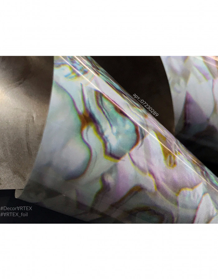 Фольга переводная цветной узор 289 Фольга переводная цветной узор 289