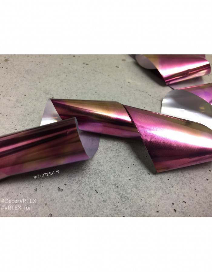 Фольга переводная цветной узор 4см х 1м 179 Фольга переводная цветной узор 4см х 1м 179