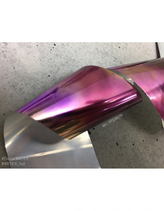 Фольга переводная цветной узор 4см х 1м 179 Фольга переводная цветной узор 4см х 1м 179