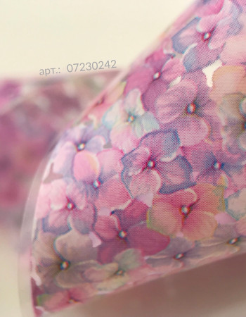 Фольга переводная цветной узор 4см х 1м 242 Фольга переводная цветной узор 4см х 1м 242