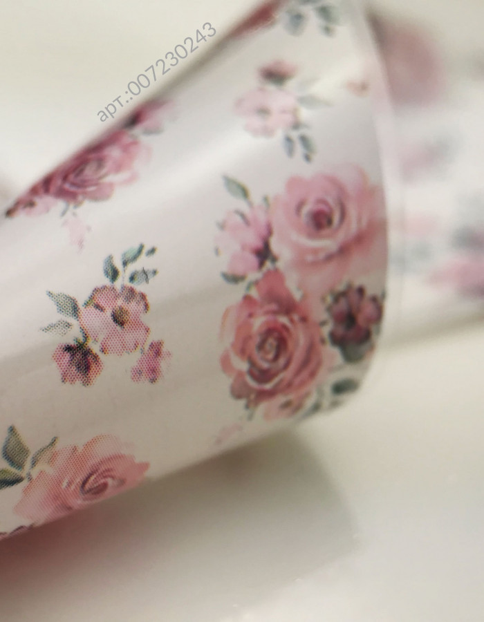 Фольга переводная цветной узор 4см х 1м 243 Фольга переводная цветной узор 4см х 1м 243