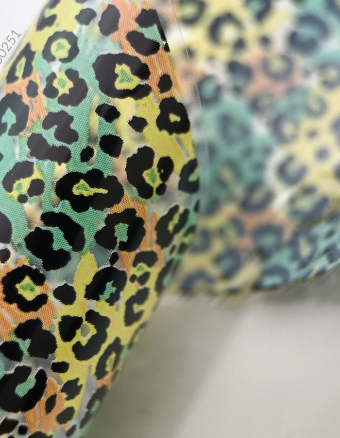 Фольга переводная цветной узор 4см х 1м 251