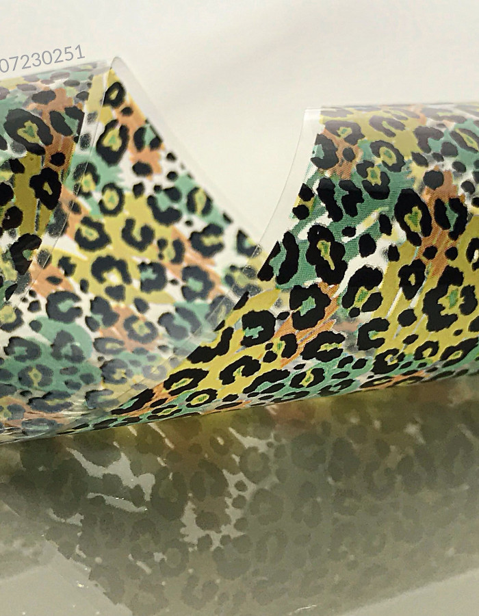 Фольга переводная цветной узор 4см х 1м 251