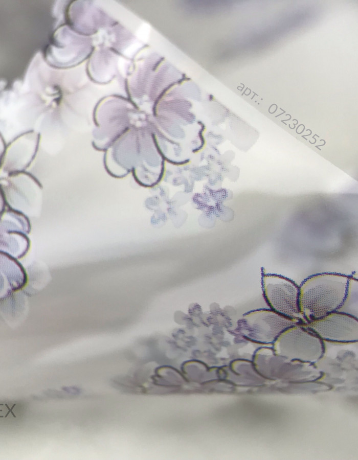 Фольга переводная цветной узор 4см х 1м 252 Фольга переводная цветной узор 4см х 1м 252