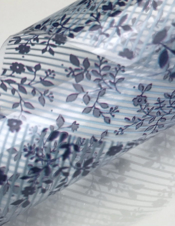 Фольга переводная цветной узор 4см х 1м 255 Фольга переводная цветной узор 4см х 1м 255