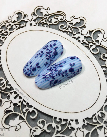 Фольга переводная цветной узор 4см х 1м 255 Фольга переводная цветной узор 4см х 1м 255