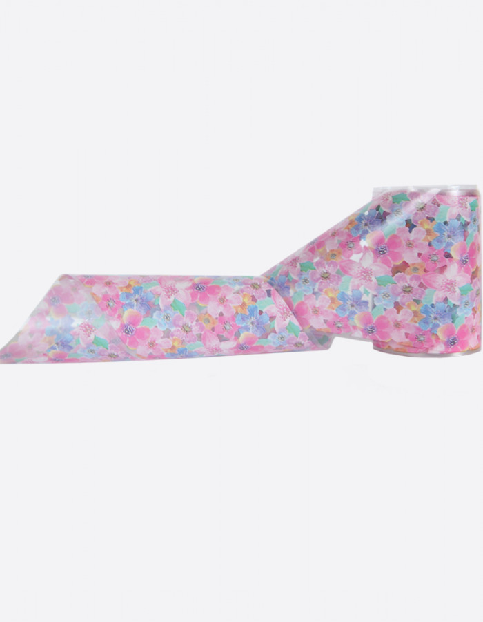 Фольга переводная цветной узор 4см х 1м 260