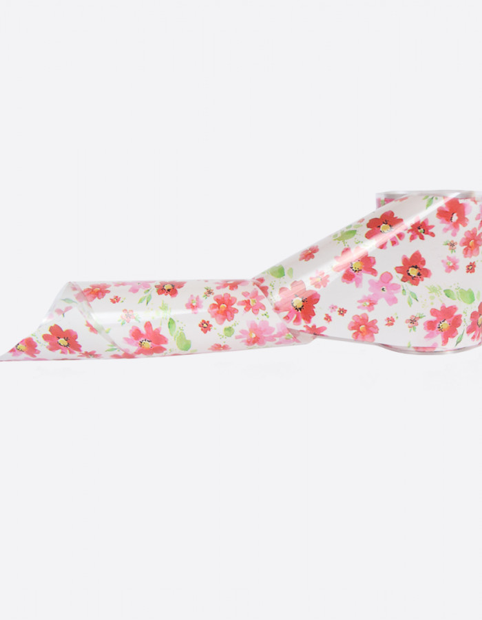 Фольга переводная цветной узор 4см х 1м 263