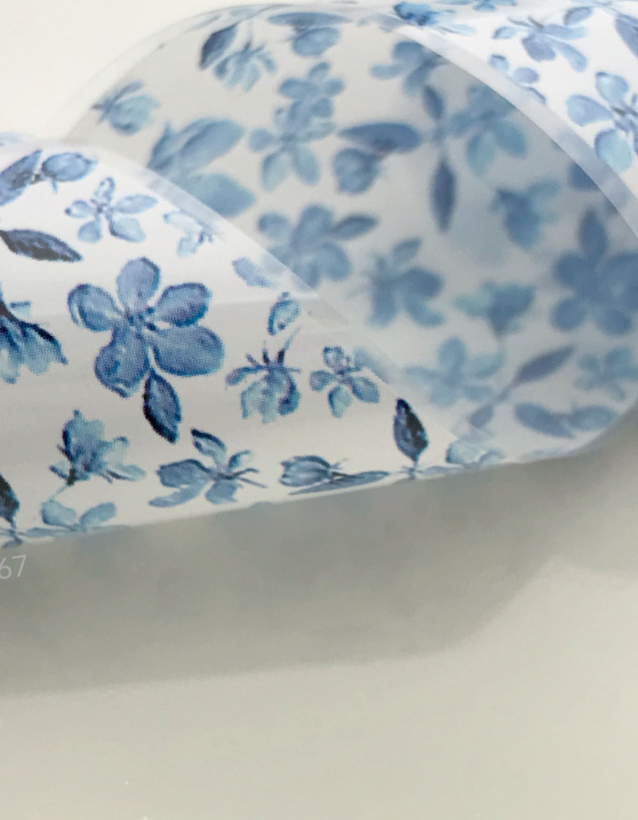 Фольга переводная цветной узор 4см х 1м 267 Фольга переводная цветной узор 4см х 1м 267