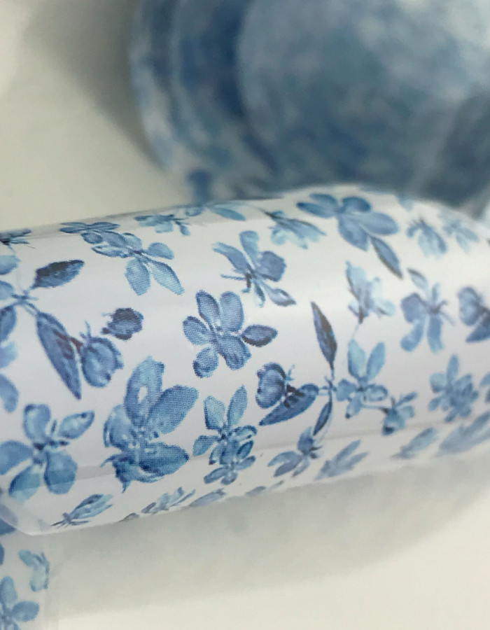 Фольга переводная цветной узор 4см х 1м 267 Фольга переводная цветной узор 4см х 1м 267