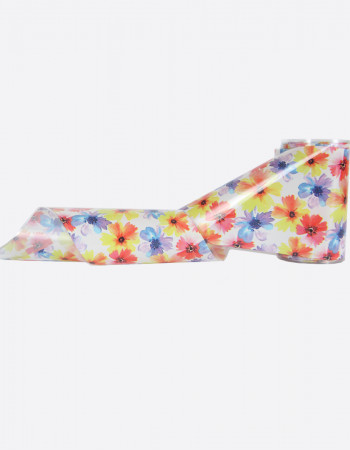 Фольга переводная цветной узор 4см х 1м 268 Фольга переводная цветной узор 4см х 1м 268