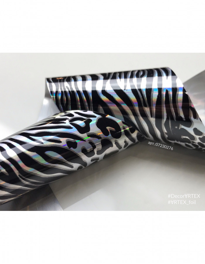 Фольга принт голография 4см х 1м 276 Фольга принт голография 4см х 1м 276