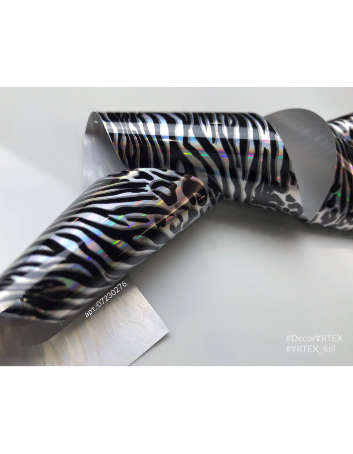 Фольга принт голография 4см х 1м 276 Фольга принт голография 4см х 1м 276