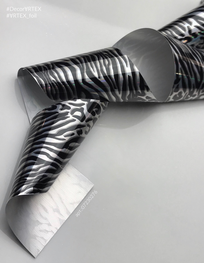 Фольга принт голография 4см х 1м 276 Фольга принт голография 4см х 1м 276