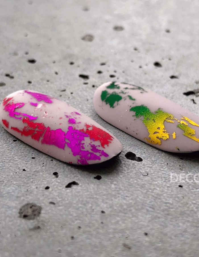 Фольга радуга 2,5см х 1м 032 Фольга радуга 2,5см х 1м 032