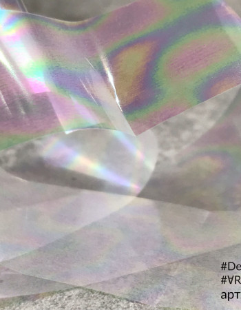 Фольга жемчужная с разводами 2,5см х 1м 191 Фольга жемчужная с разводами 2,5см х 1м 191