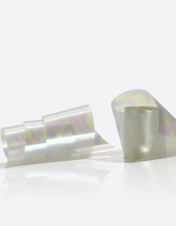 Фольга жемчужная с разводами 2,5см х 1м 192 Фольга жемчужная с разводами 2,5см х 1м 192