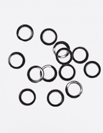 Металлический декор, круг черное серебро Ø 4мм Металлический декор, круг черное серебро Ø 4мм