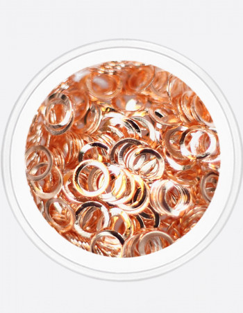 Металлический декор, круг розовый Ø 4мм Металлический декор, круг розовый Ø 4мм