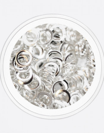 Металлический декор, круг серебро Ø 4мм Металлический декор, круг серебро Ø 4мм