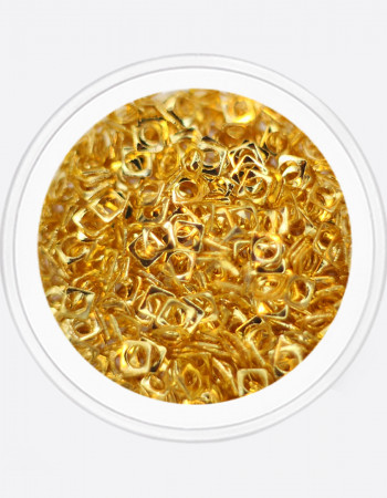 Металлический декор, квадрат золото 2х2мм Металлический декор, квадрат золото 2х2мм